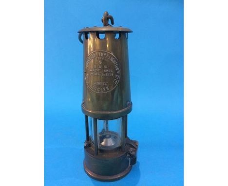 An Eccles Miner's lamp
