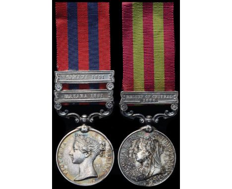 *A ‘Double IGS’ Pair awarded to Pte John. J. Wall, 1st Battalion, King’s Royal Rifle Corps, who also served in the Second Boe