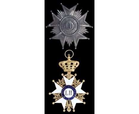 *Italy, Tuscany, Order of Military Merit, Grand Cross set of insignia by Rothe, Vienna, comprising sash badge, in gold and en