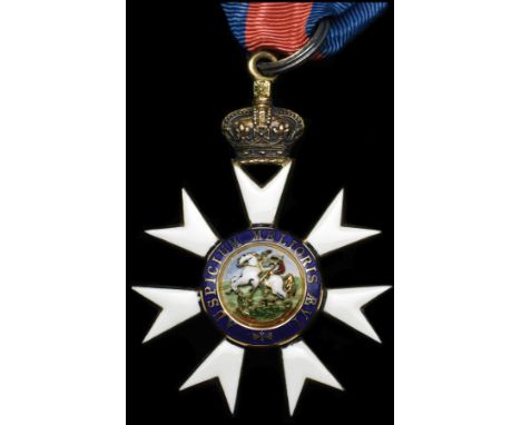 The Order of St Michael and St George, Commander’s (C.M.G.) neck badge, by Garrard &amp; Co., in silver-gilt and enamels, in 