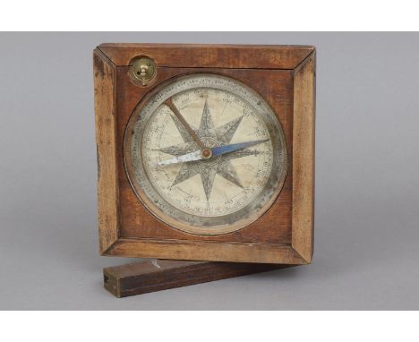   Früher Kompass (A.J. MEURAND, Paris)um 1760, rundes Blatt, Papier, gestochen und bezeichnet ¨  Früher Kompass (A.J. MEURAND