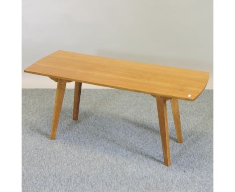 A light oak coffee table, 103cm