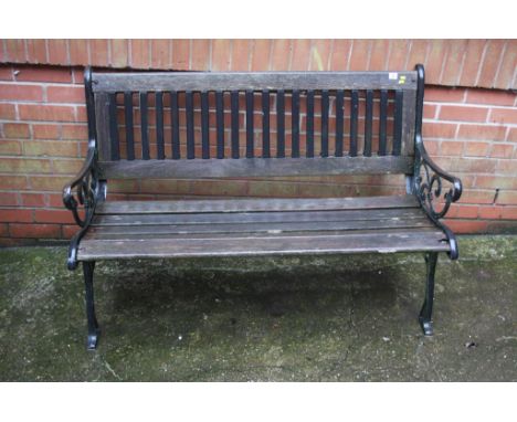 A garden bench