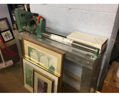 Nu tools, 5 speed wood lathe and chisels
