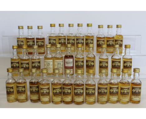 Collection of thirty four Gordon &amp; Macphail Connoisseur Choice Scotch Whisky miniatures.&nbsp; (34).&nbsp; 