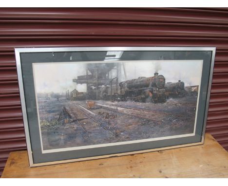 David Shepherd limited edition train print- Black Five Country 33/850
