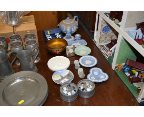 A collection of various Wedgwood, Royal Copenhagen, Coalport etc