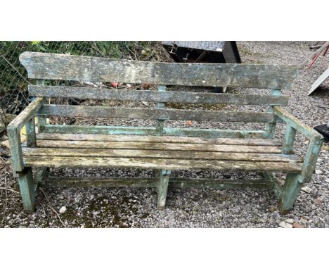 A garden bench
