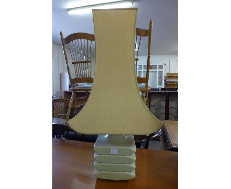 A 1960's/70's ceramic table lamp
