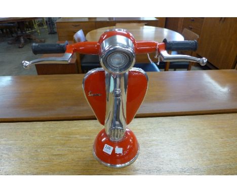 A Vespa style table lamp