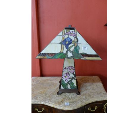 A Tiffany style table lamp