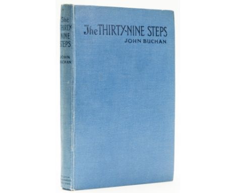 NO RESERVE Buchan (John) The Thirty-Nine Steps, light browning to text margins, light rubbing and fading to spine, 1915; Gree
