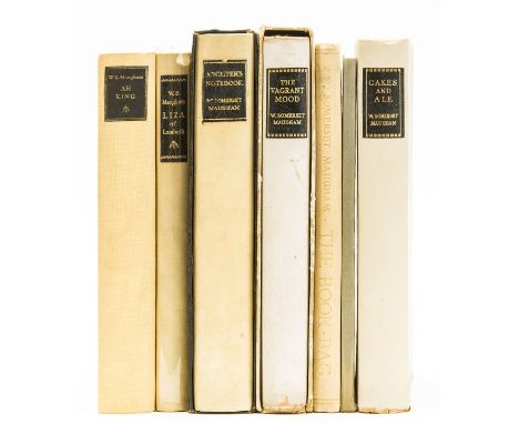Maugham (William Somerset) Cakes and Ale, signed by artist, lithographed frontispiece portrait and decorations by Graham Suth