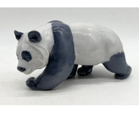 A Royal Copenhagen Giant Panda model number 5298 - approx. 22cm long