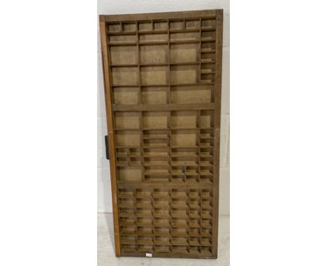 A vintage printers tray