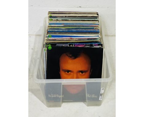 A collection of 12" vinyl records, mainly relating to 1980's artist including Kate Bush, Phil Collins, U2, Tina Turner, Roxy 