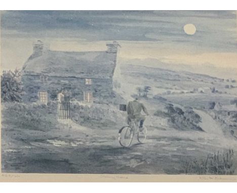 KEITH ANDREW British born 1947, limited edition coloured print (469/950) - 'Going Home', signed, titled and numbered in penci