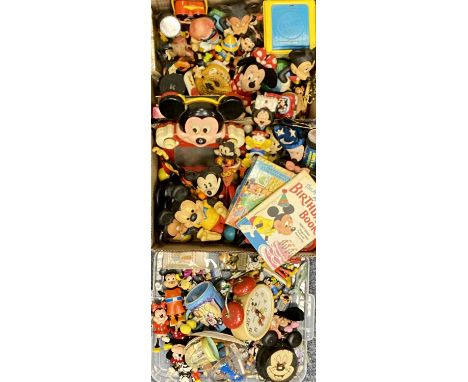 MICKEY MOUSE &amp; OTHER DISNEY CHARACTERS - a large collection of souvenir figures and other relatable collectables