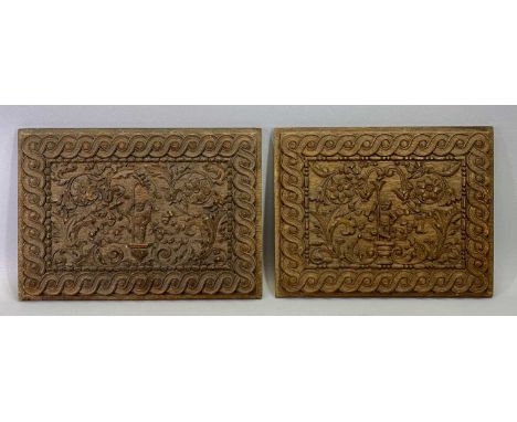 VICTORIAN WOODEN PRINTING BLOCKS (3) - B, S &amp; H, 32 x 14cms, three smaller, B, O, O, 6.5cms, ! 6.5 x 2.5cms, two rectangu