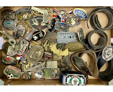 AMERICAN METAL NOVELTY BELT BUCKLES &amp; BELTS