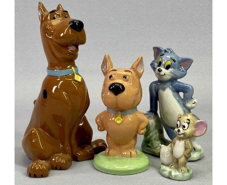 JOHN BESWICK LIMITED EDITION FIGURES - Scooby Doo and Scrappy Doo, two, possibly Wade, figures Tom &amp; Jerry