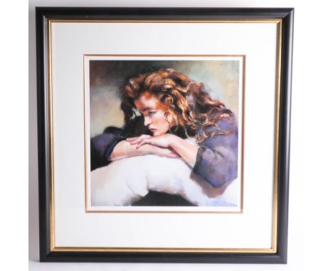 Robert Lenkiewicz (1941-2002), signed Limited Edition Print, 'Study of Lisa', number 295/750, with certificate, date of relea