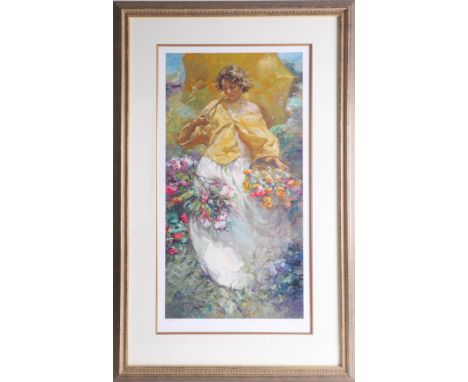 Royo, Signed Limited Edition Print 'Spring' 41/95, with certificate.