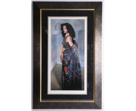 Robert Lenkiewicz (1941-2002), signed Limited Edition Print, 'Anna with Black Shawl', number 93/475, with certificate, date o