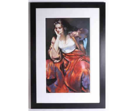 Robert Lenkiewicz (1941-2002), Limited Edition Print, 'Esther with Silver Locket',  8/500, with certificate, date of release 