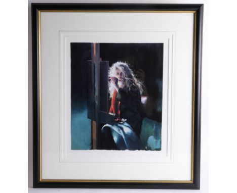 Robert Lenkiewicz (1941-2002), signed Limited Edition Print, 'Painter in The Wind - 3.50am', number 81/500, with certificate,