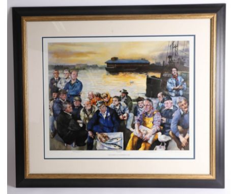 Robert Lenkiewicz (1941-2002), signed Limited Edition Print, 'The Barbican Fisherman 2000', number 14/25 Artist Proof, signed