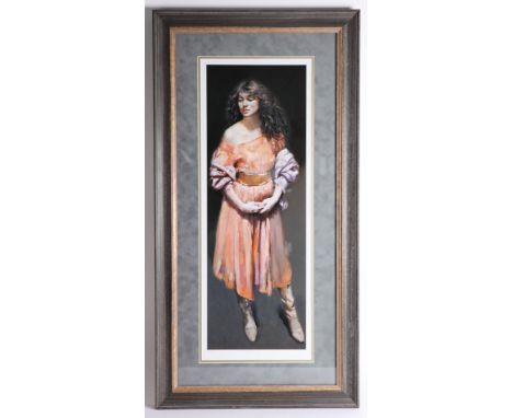 Robert Lenkiewicz (1941-2002), Limited Edition Print, 'Study of Karen (Standing)', 409/500, with certificate, date of release