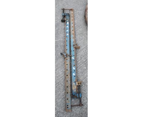 Two Record large sash clamps. L156.5cmAll items in this auction are sold as seen, We are unable to provide condition reports 