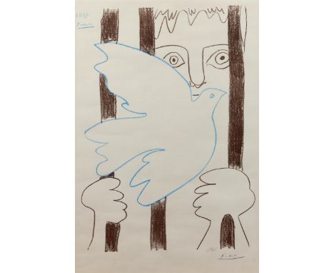 Pablo Picasso (1881-1973) 'Amnistia  litho, signed lower right, numbered 126/200, 74 x 50 cm. Herkomst: collectie Willem Hoog