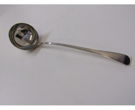 GEORGE III SILVER OLD ENGLISH DESIGN SERVING LADLE, London 1791, 181 grams 