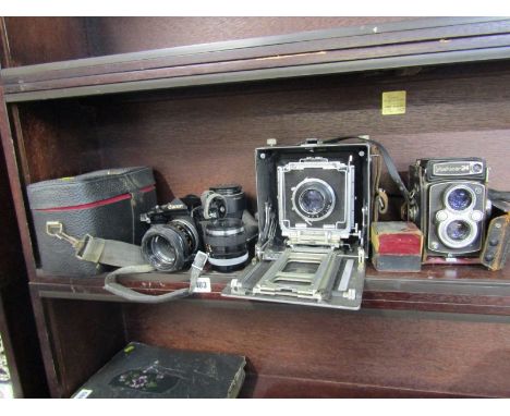 PHOTOGRAPHY, YASHICA-24 camera also Micro Technical camera and Canon F-1 with additional lens 