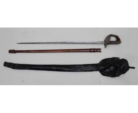 A George V Dress sword by Atkinson &amp; Wood, housed in leather covered scabbard &amp; dust case&nbsp;