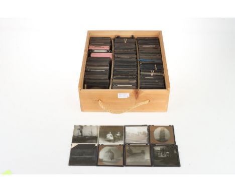 Large Collection of Magic Lantern Slides, a mixed lot including images of Rome, Stonehenge, Leaning Tower of Pisa, cartoon im