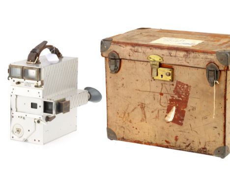 A Newman Sinclair Model G Auto Kine Camera, aluminium, serial no. 812, body, G, appears to run correctly, complete with one m
