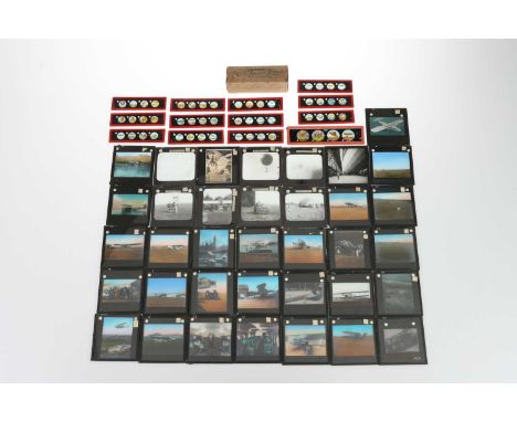 A Selection of Magic Lantern Slides: Ballooning &amp; Aviation, a set of slides describing a ballon journey from Clifton, tog