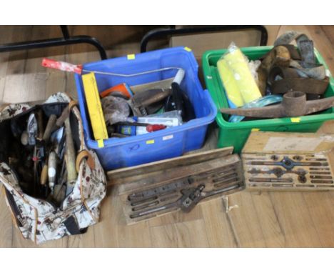 3 boxes of hand tools 