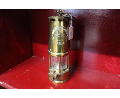 A decorative miners lamp