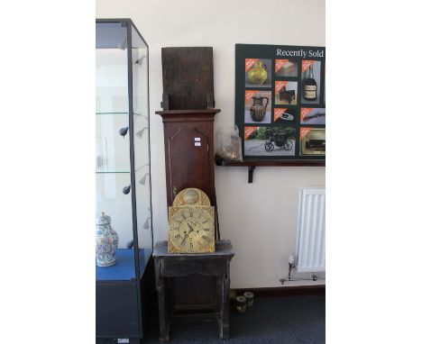 19th Century brass dial longcase clock Joshua Rudd, Bradford