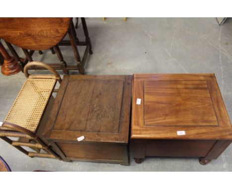 Victorian commode - mahogany and other
