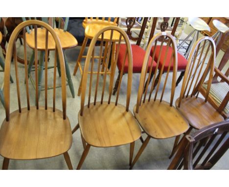 4 Tall Hoop Ercol Chairs