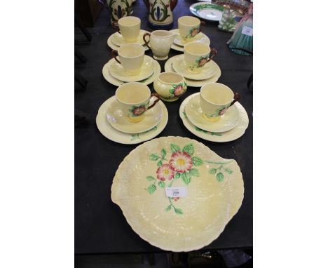 Carlton Ware Primrose Tea Service
