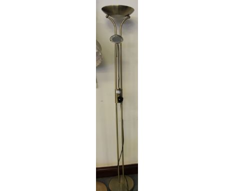 Brass Upstand Lamp with Separate Reading Light