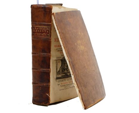 GRAVESANDE, Jacob Wilhelm s' (1688-1742).  Physices elementa mathematica, experimentis confirmata. Sive introductio ad philos