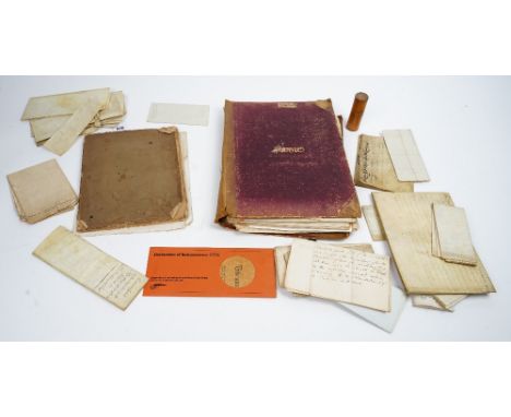 GILWELL [or GILLWELL] HOUSE ARCHIVE - An archive of printed and manuscript material relating to Gilwell House in Essex, compr