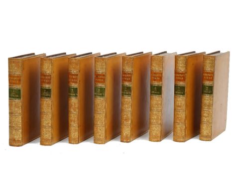 BINDINGS - William ROBERTSON (1721-93).  The Works. London: Printed for T. Cadell, 1840. 8 volumes, large 8vo (215 x 133mm). 